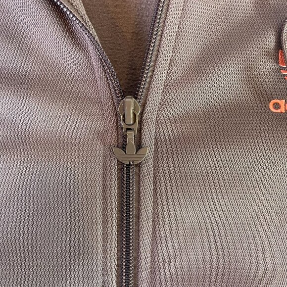 Adidas Originals Size M  Retro Y2k Full Zip Hoodie Track Jacket Mauve - Picture 7 of 14